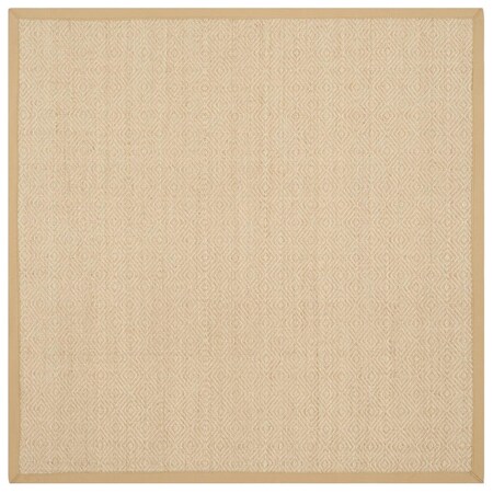 Safavieh Natural Fiber Square Area Rug Natural & Beige - 6 x 6 ft. NF151B-6SQ